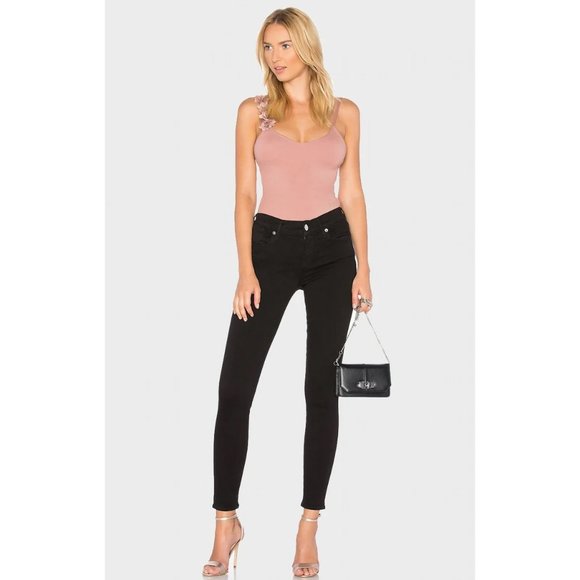 AGoldE Sophie NWT High Rise Skinny Jean Size 29 in Jet Black - Picture 1 of 14